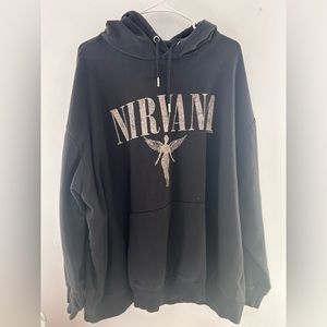 Nirvana hoodie size lg/xl